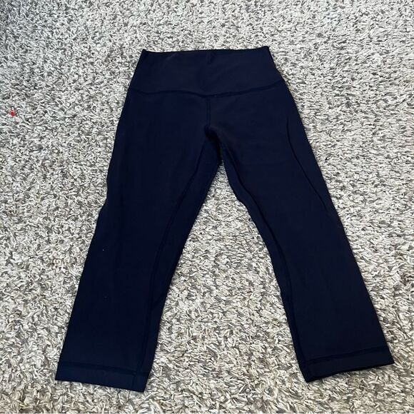 Lululemon wunder under 21” navy leggings size 6 - Picture 1 of 5
